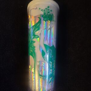 Holographic Mermaid Starbucks Tumbler